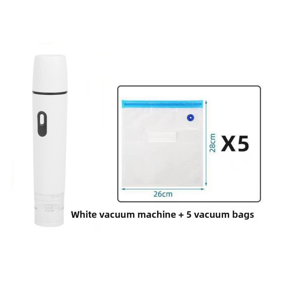 Electric vacuum pump for storage bags