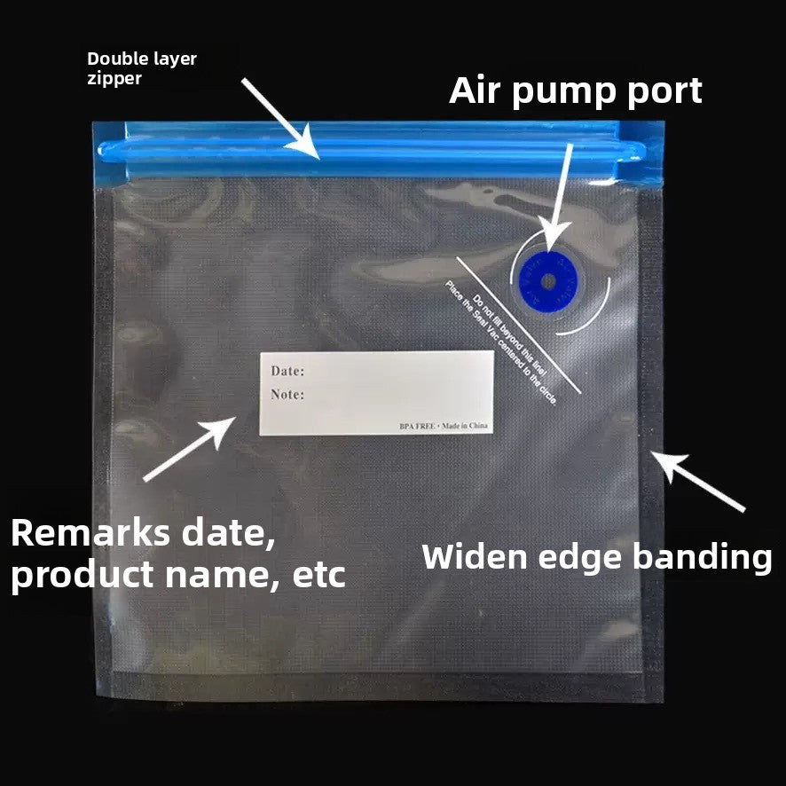 Electric vacuum pump for storage bags